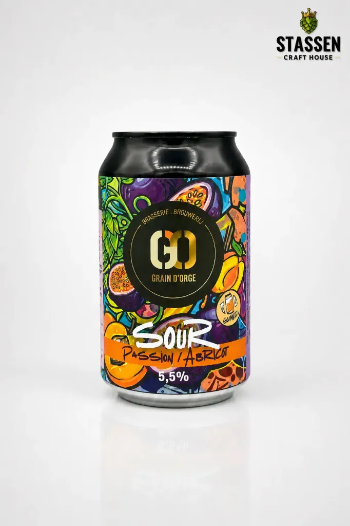 Grain d'orge Sour passion/abricot 33Cl