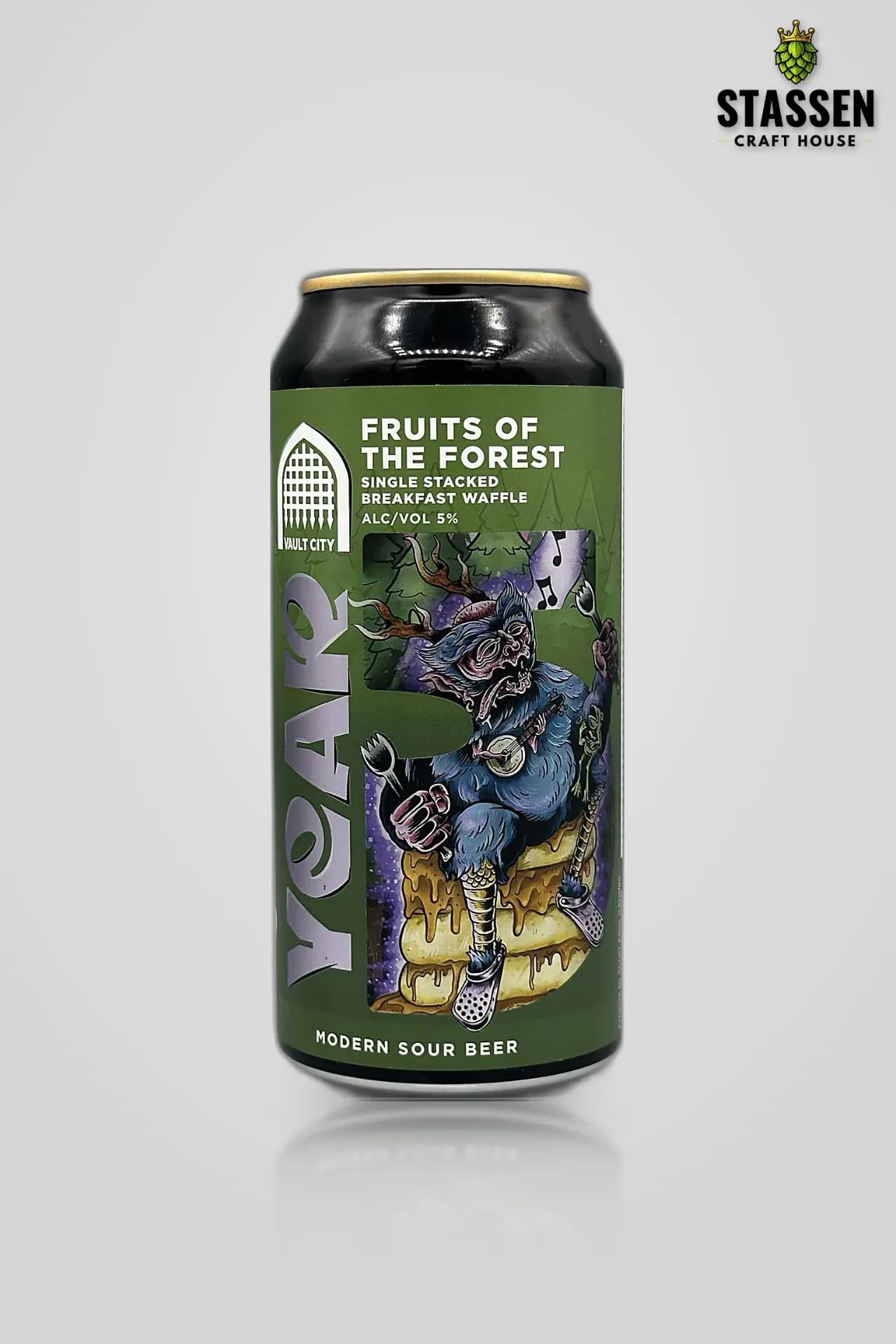 Vault City Year 5 - Fruits of the forest - single stacked breakfast waffle 44Cl